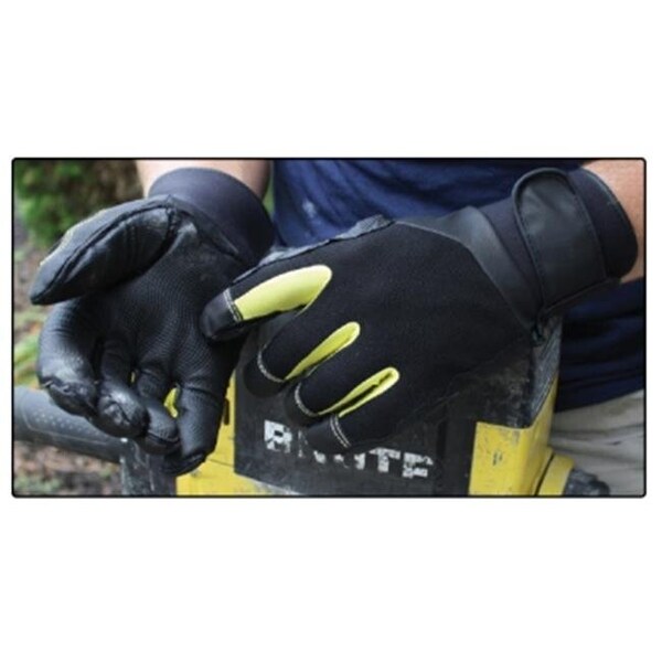 Impacto Impacto Protective Products AV759040 Anti-Vibration Mechanics style Glove; Black - Large AV759040 - main